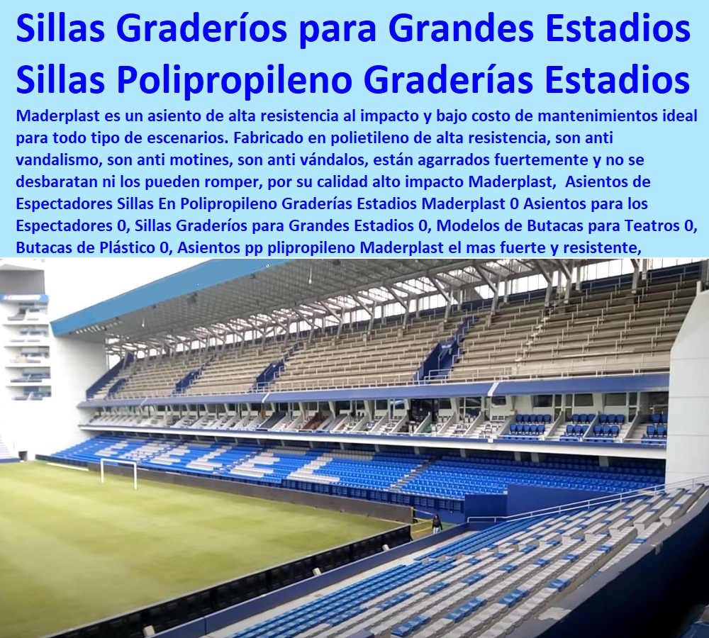 Asientos de Espectadores Sillas En Polipropileno Graderías Estadios Maderplast 0 Asientos para los Espectadores 0, Sillas Graderíos para Grandes Estadios 0, Modelos de Butacas para Teatros 0, Butacas de Plástico 0, Asientos pp Asientos de Espectadores Sillas En Polipropileno Graderías Estadios Maderplast 0 Asientos para los Espectadores 0, Sillas Graderíos para Grandes Estadios 0, Modelos de Butacas para Teatros 0, Butacas de Plástico 0, Asientos pp